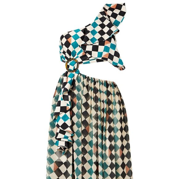 PATBO | One-shoulder midi dress - Picture 2 of 9